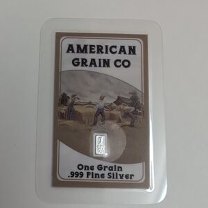 American Grain Co - One Grain .999 Fine Silver
